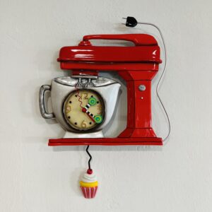 Wanduhr Rührmaschine